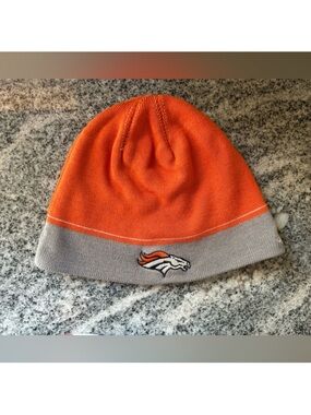 Reebok NFL Denver Broncos Orange Gray Knitwear cap hat beanie one size fits most